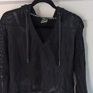 SHEFIT Black Mesh Sports Bra